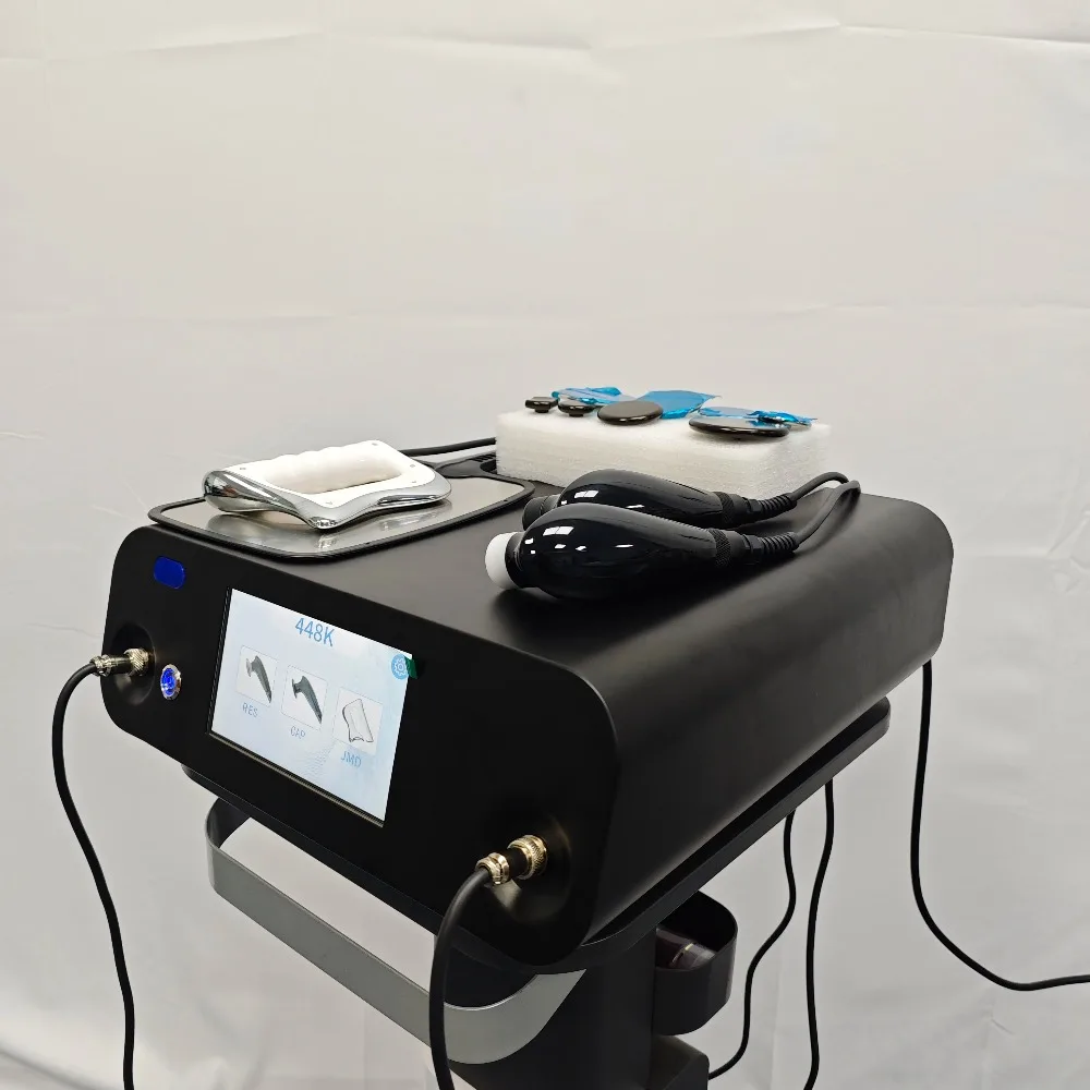 448Khz INDIBA Tecar CET RET Soulagement De La Douleur Machine De Physiothiserpie Diatermie Corps Façonnage Réduction Des Graisses