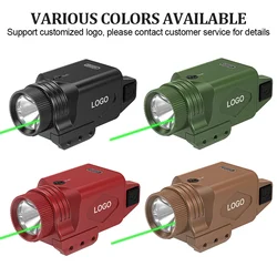 1073 Pistol Magnetic Charging Laser Sight with Built-In Lithium Battery Flashlight Combination