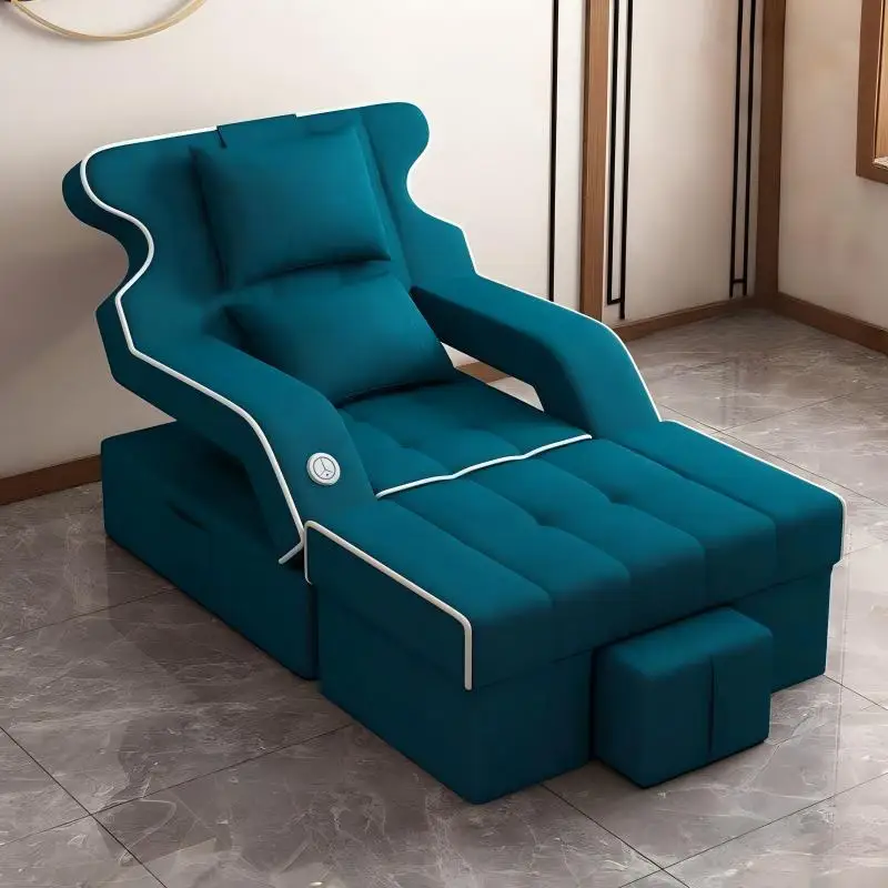 Electric pedicure sofa massage bed Multifunctional recliner suitable for foot therapy, eyelash beauty