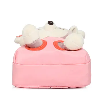 男の子と女の子のための大容量ぬいぐるみバックパック、ソフトハンドル付きelkブックバッグ、パープル、ライトグレー、ピンク、ローズレッド、スイカ、キッズ