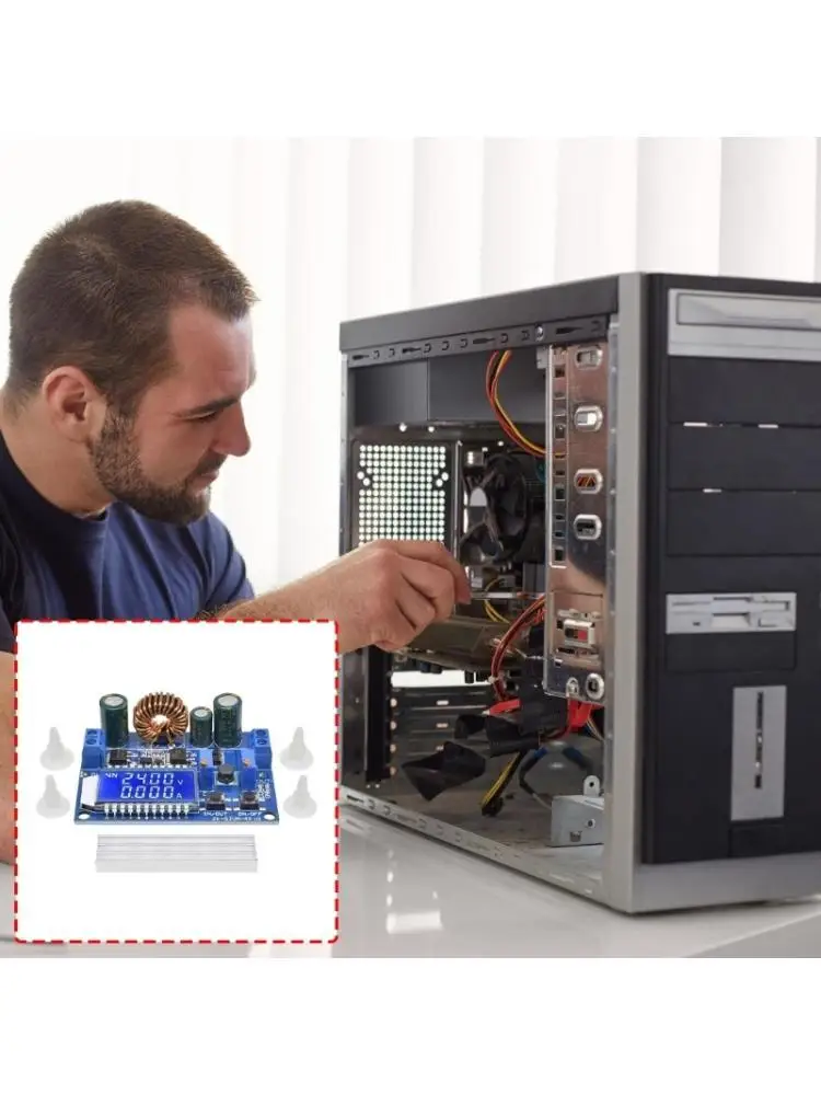 

31BA Power Converter Board LCD Display Voltages Current Meter Offering Adjustable Output and Protections for Electronics