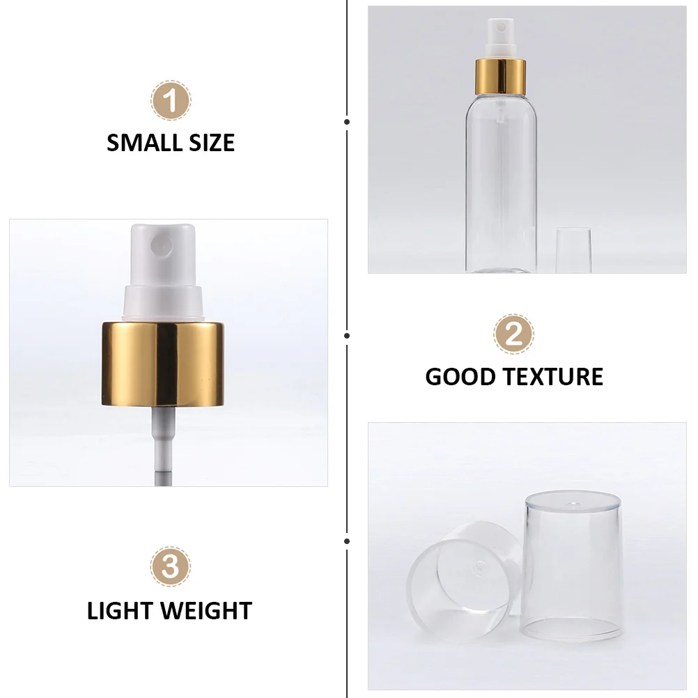 

4 Pcs Fine Mist Watering Spray Pump Dispenser Plastic Mister Travel Size