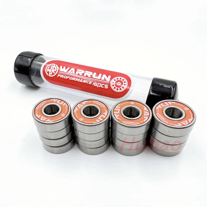 16 قطعة تحمل 8x22x7 مللي متر كرة سيراميك صامتة مقاومة للماء ​ ​ تحمل سرعة التزلج على الجليد ​ ​ لوح التزلج