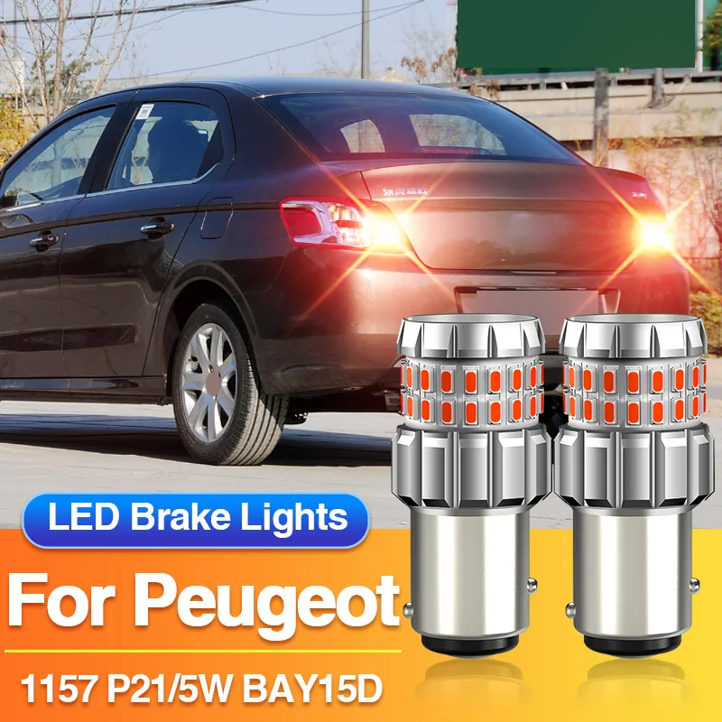 

2PCS P21/5W LED Brake Light 1157 BAY15D Car Stop Tail Lamp for Peugeot 206+ 2L 2M/301/306 7B N3 N5/306 Convertible 306 Hatchback