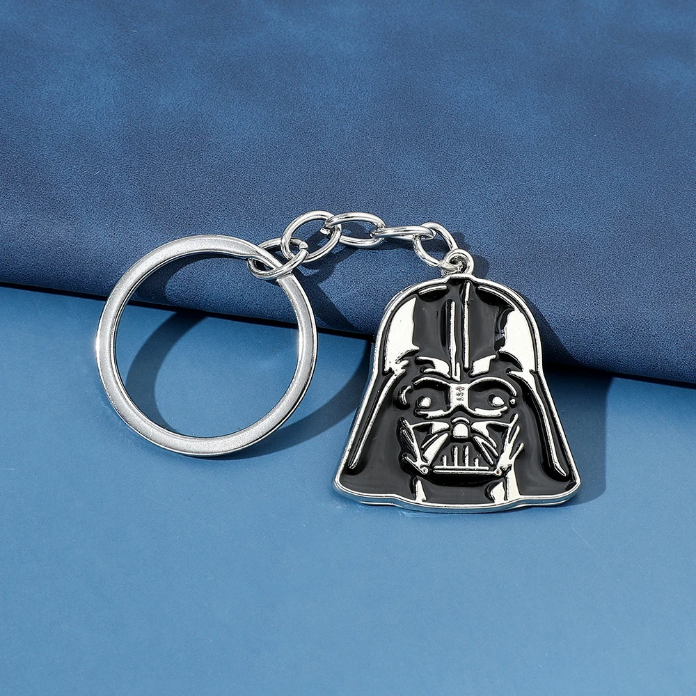 Star Wars Darth Vader Helmet Pendant Keychain Dark Lord Of The Sith Keyring Metal Key Chian Men's Jewelry