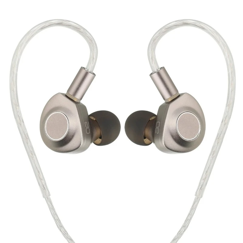ANGELEARS Delci AE 10mm DLC+PU Diaphragm Dynamic Driver IEMs Hi-Fi I n-ear Earphone with Two Tuning Style