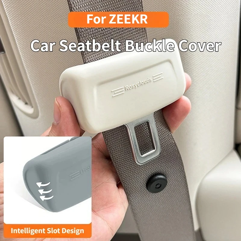 

For ZEEKR 7X 007GT 001 007 009 Mix Seat Belt Anti Scratch Protector Case Cover Seatbelt Buckle Cover Soft Silicone Collision