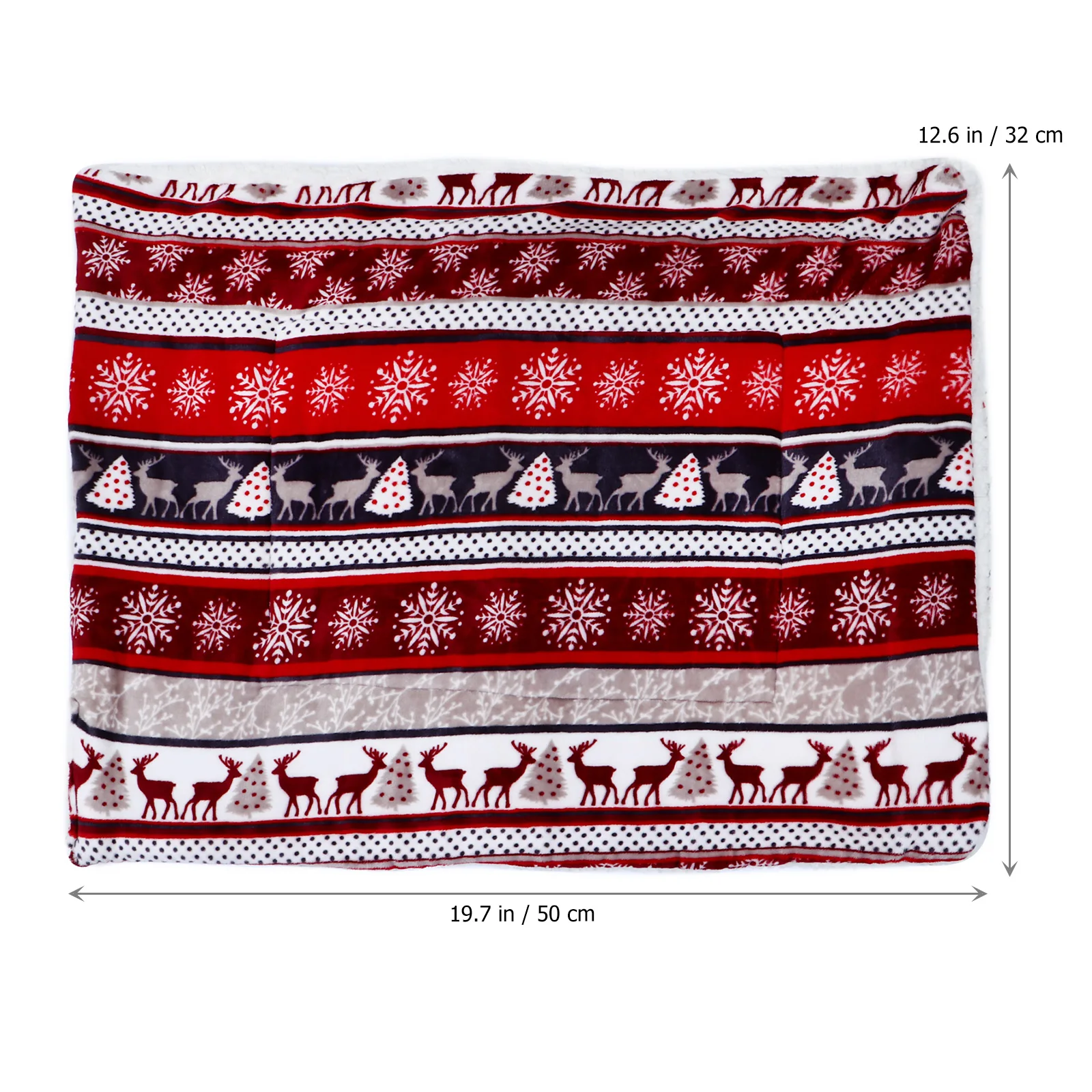 

Pet Christmas Blanket Dog Cage Mat Warming Mattress Bed Flannel Puppy Pad Bedding
