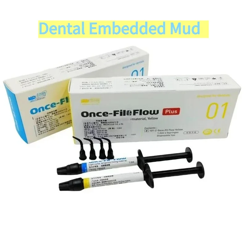 Dental Inlay Mud Light Curing Temporary Filling Elastic Material  Defects Temporary Inlay  for Oral Cavity Repair Nursing Tools