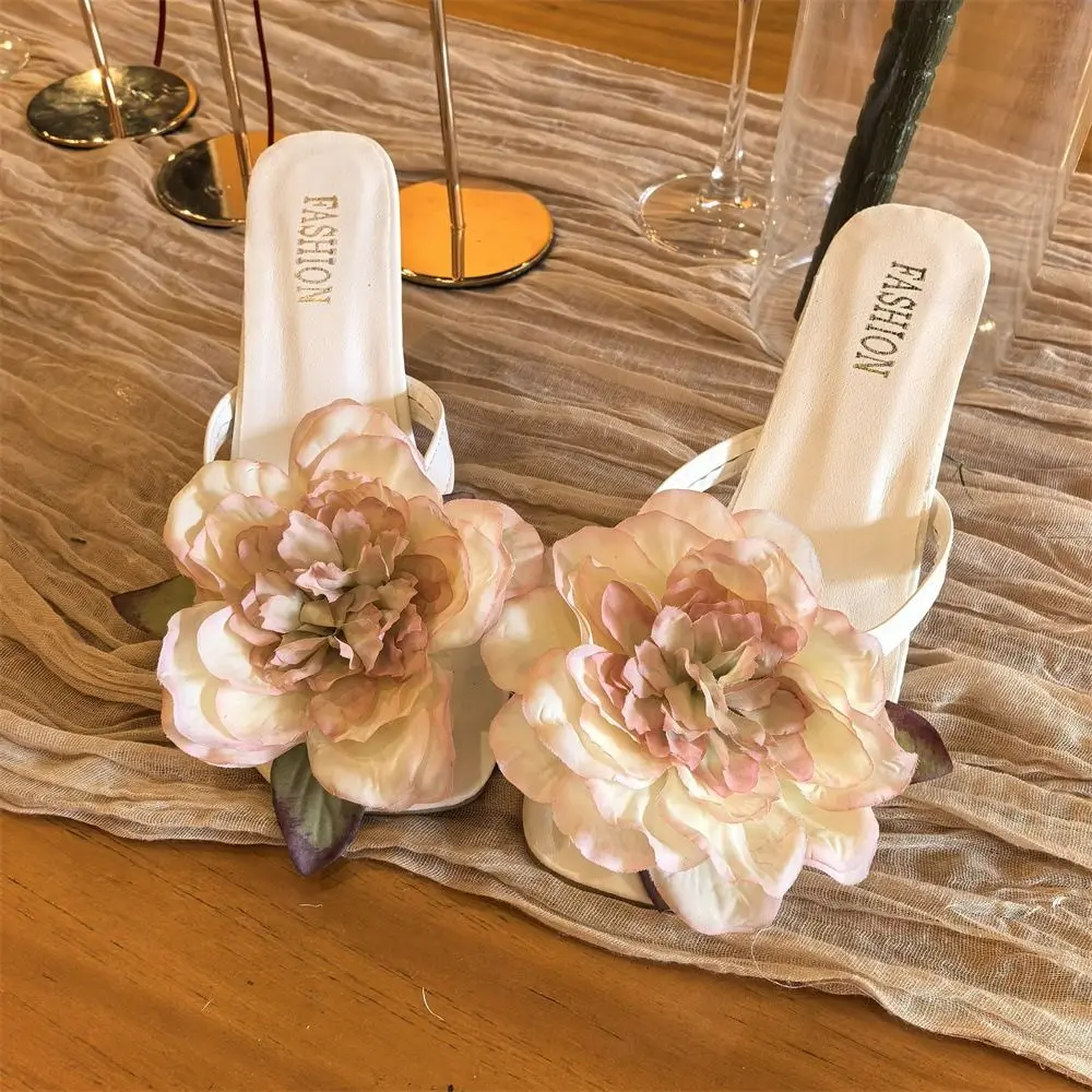 

Sandals Decorations Flower Shoe Accessories Vacation Style Removable Butterfly Orchid Shoes Charms Shoe Accessories