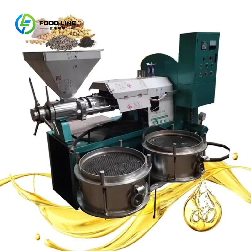 150kg-300kg/h Screw Oil Press Machine Peanut Hazelnut Coconut Sesame Soybean Avocado Sunflower Oil Pressing Machine Oil Presser