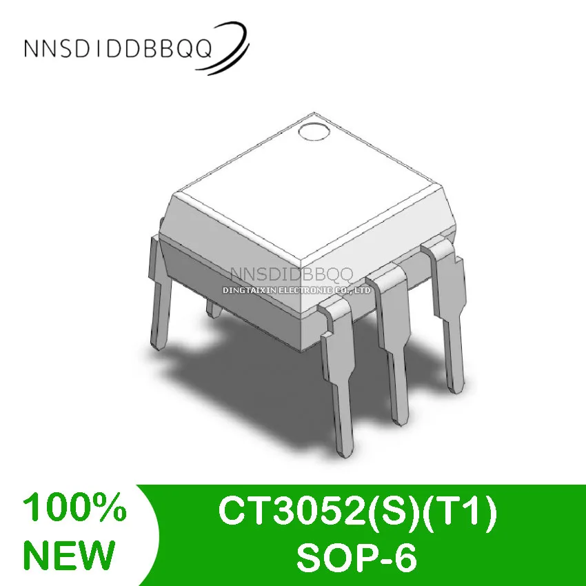 Acoplador óptico CT3052(S)(T1), 10 uds, SOP-6 SMD, CT3052, venta al por mayor, componentes electrónicos