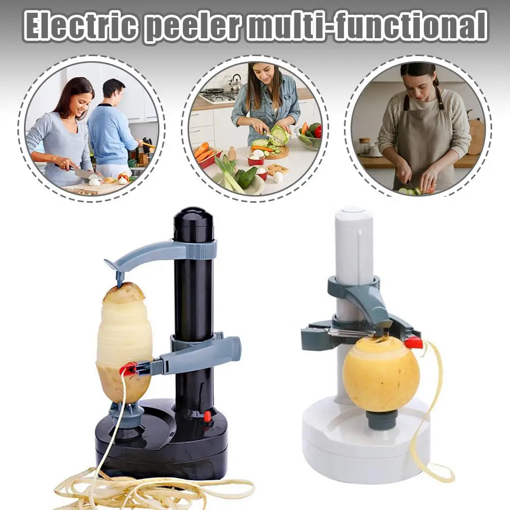

1Set Electric Peeler Multi Purpose Potato Fruit Peeler Kitchen Small Appliance Multi-functional Kitchen Fruits Vegetables Peeler