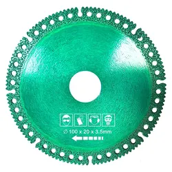 Multifunctional Composite Angle Grinder Brazing Cut Blade Dry Slicing Ceramic Tile Rock Plate Marble Iron Sheet Saw Blade Tool
