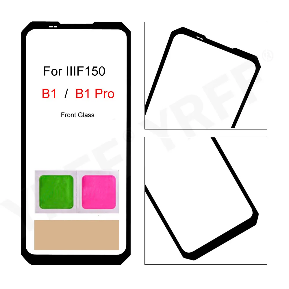 Front Glass Screen Panel, Fit for IIIF150 B1 Pro,Phone Repair Replacement Parts