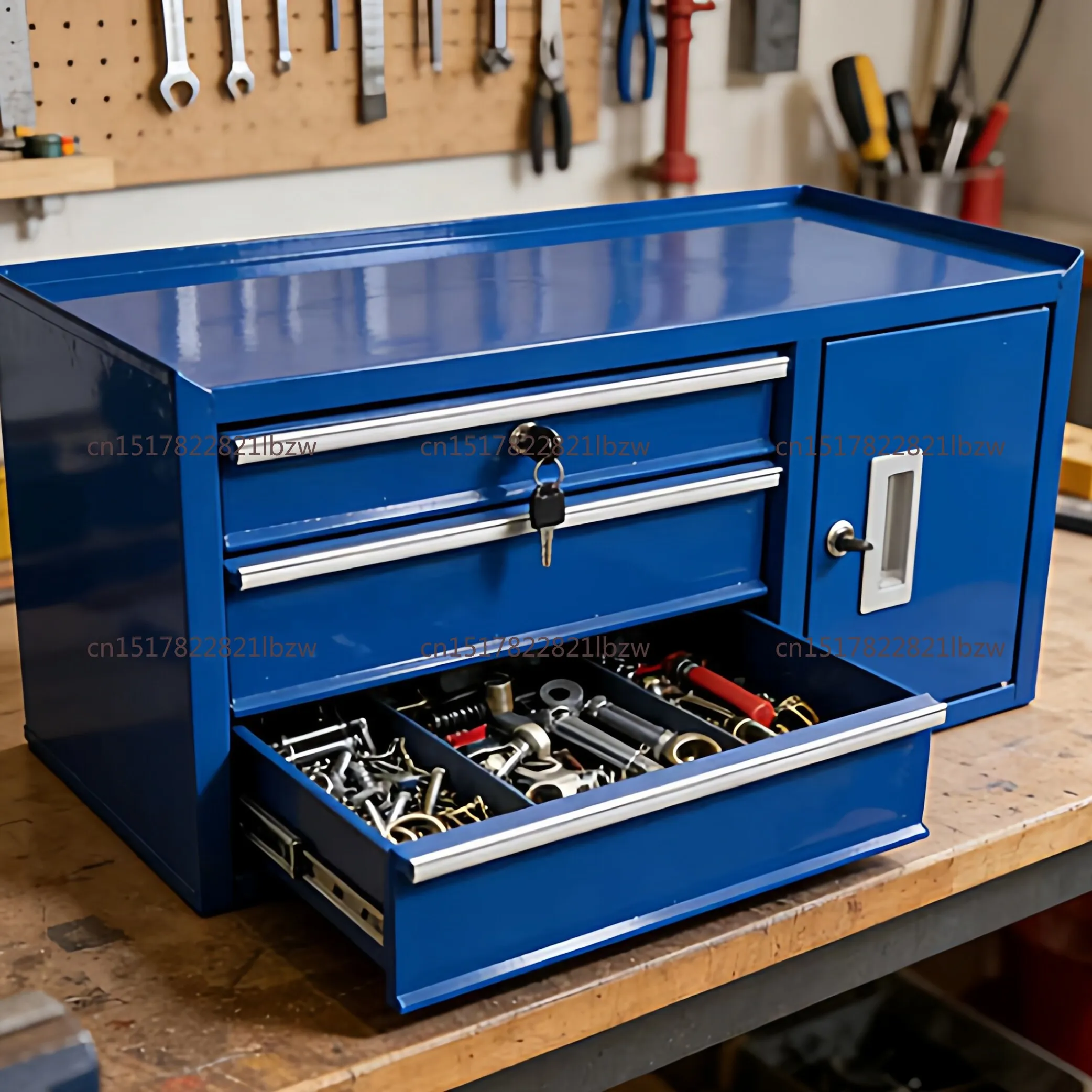 Multi-purpose Iron Desktop Tool Cabinet Metal Storage Box For Workshop Office Assembly Line Use