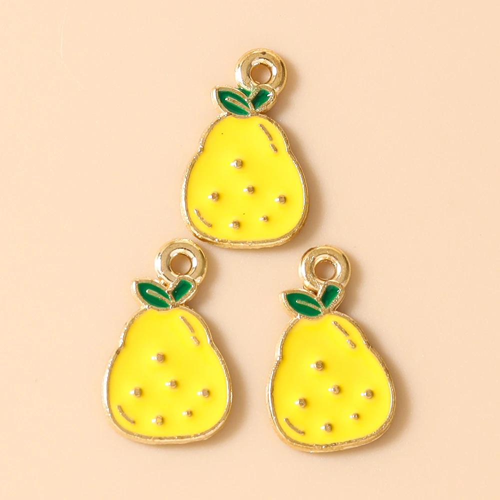Leslie 20 Stück Niedliche Pitaya-Drachenfrucht-Anhänger für Niedliche Ohrringe, Armbänder, Halsketten, Anhänger, DIY-Schmuckherstellungszubehör – Detail 11