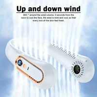 Ventilateur de cou Portable, climatiseur Portable sans lame, refroidisseur d'air, 5 vitesses et écran d'affichage LED, meilleures ventes, nouvelle collection 2025 2