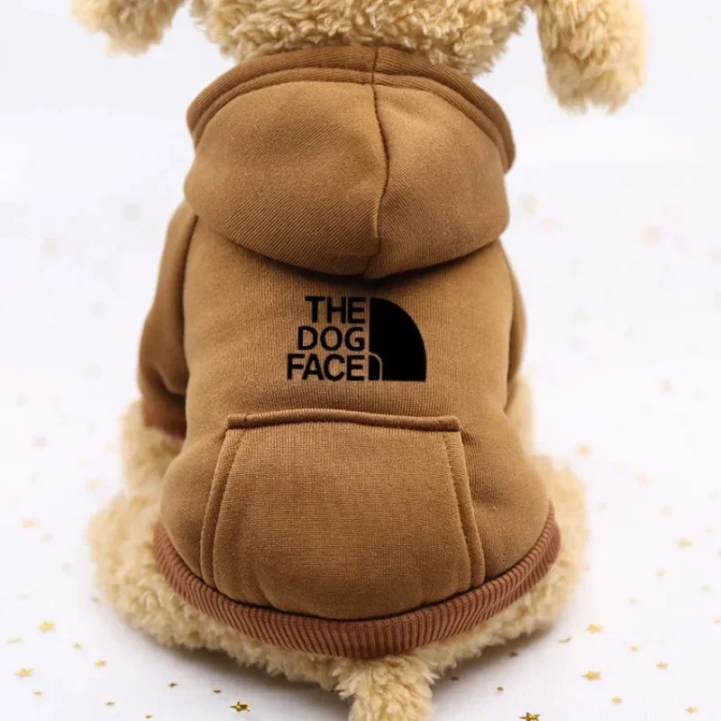 New Autumn And Winter Pet Warm Sweater Cowboy Pocket Two-legged Clothes Sports Wind Pet Clothes Dog Cat Pet Clothes Supplies