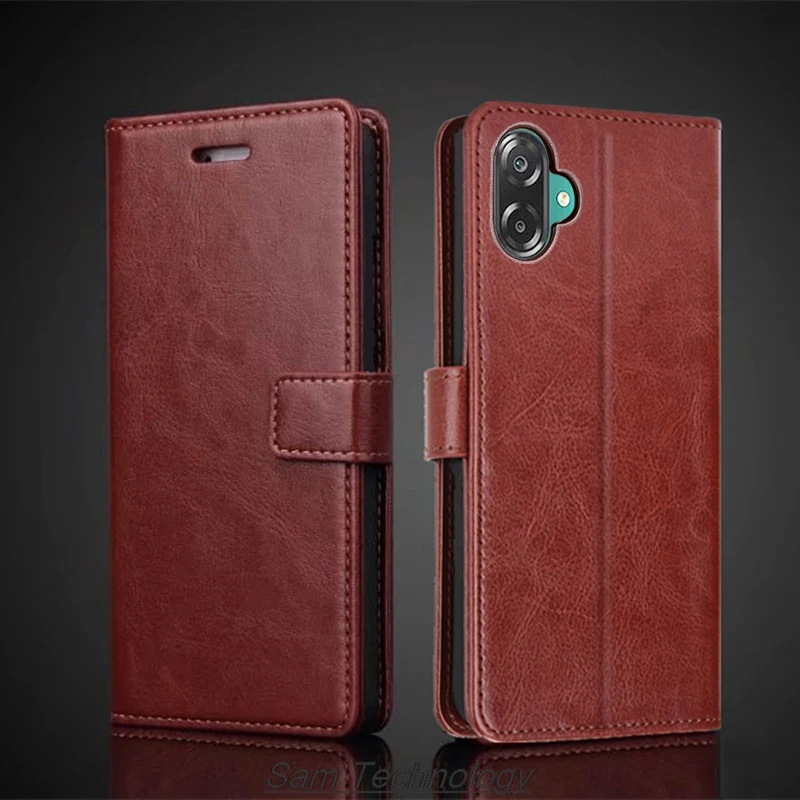 

Card Holder Cover Case for Samsung Galaxy M07 / F07 Pu Leather Flip Cover Retro Wallet Phone Case Business Capa Fundas Coque