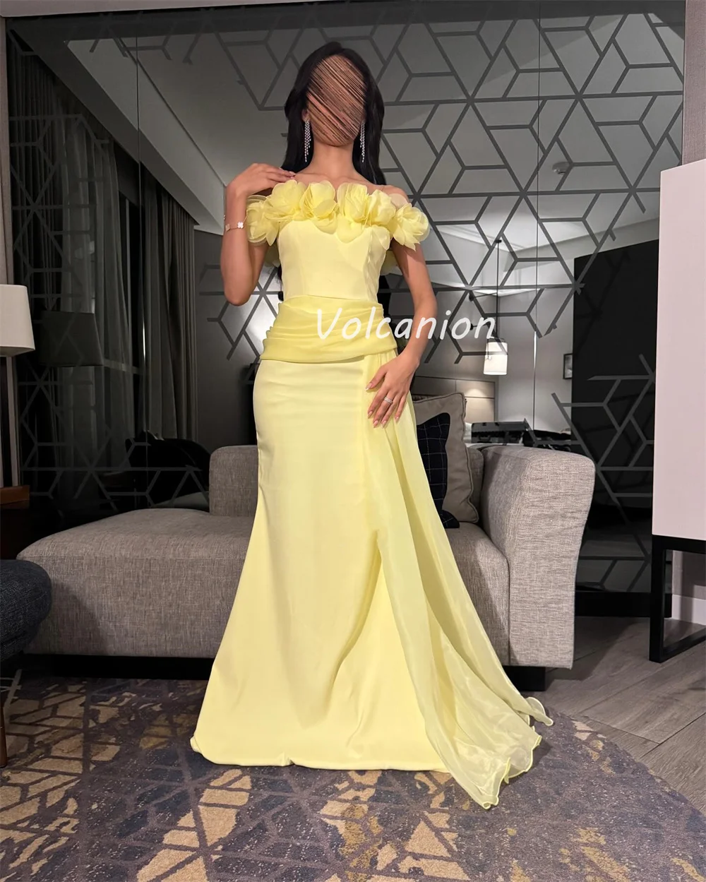 Индивидуальные современные стильные одинаковые трикотажные платья ручной работы с цветочным принтом трапециевидной формы с открытыми плечами Длинные платья на заказ Модные платья для особых случаев