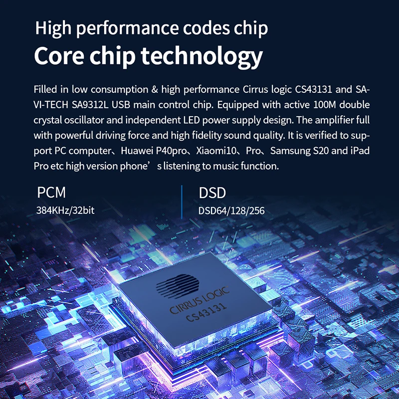 JCALLY JM20PRO Decoder DAC CS43131 ad alte prestazioni Tipo-C Adattatore amplificatore per cuffie Supporto 8 Classe EQ Regolazione audio AMP