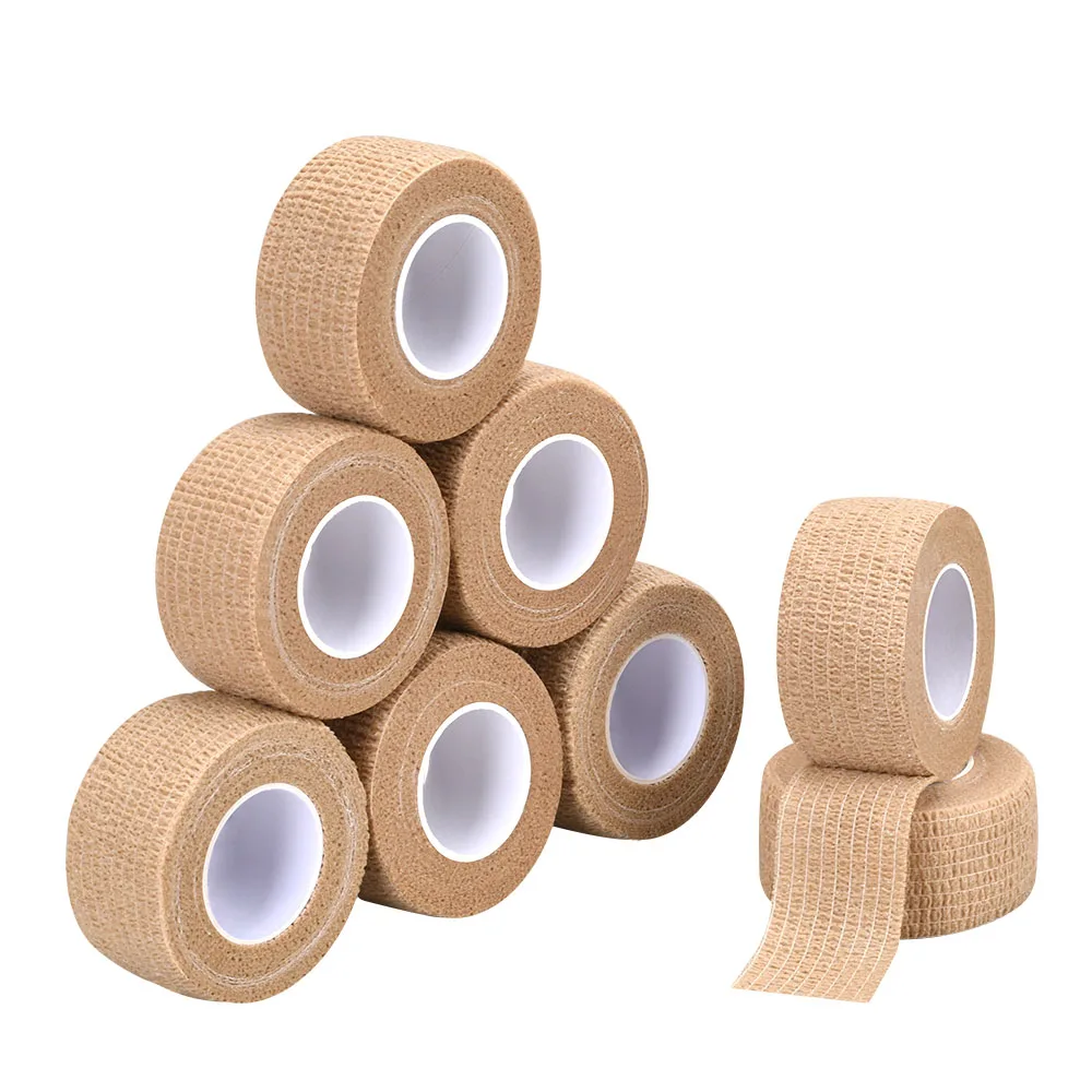 Cohesive Bandage, Self Adherent Wrap Medical Tape, Adhesive Flexible Breathable First Aid Gauze Ideal for Stretch Athletic