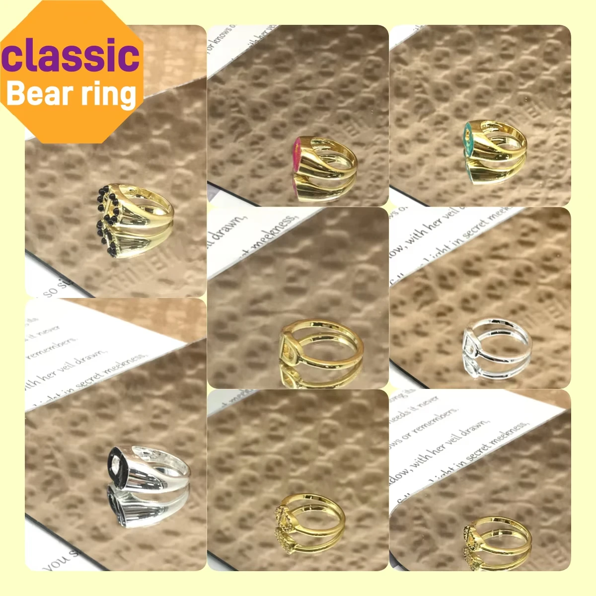 925 sterling silver ring eight color number number ring rings new style suitable for Valentine's Day gifts