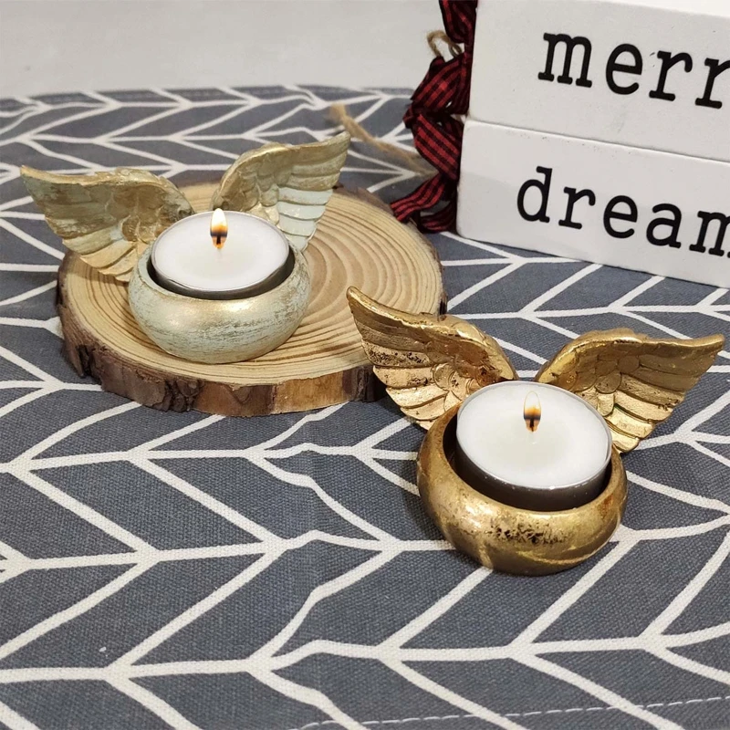 Angel Wings Holder Resin Statu - огляд і ціна Resin Art Wedding Gift
