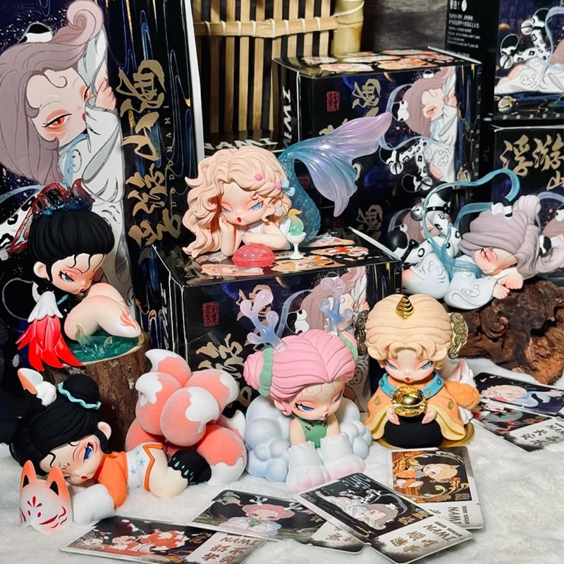 

Dodonami V3 Плавающие горы и морские слепая коробка Модные игрушки Симпатичная модель из ПВХ Фигурка Настольный орнамент Игрушки-сюрпризы Соберите подарки