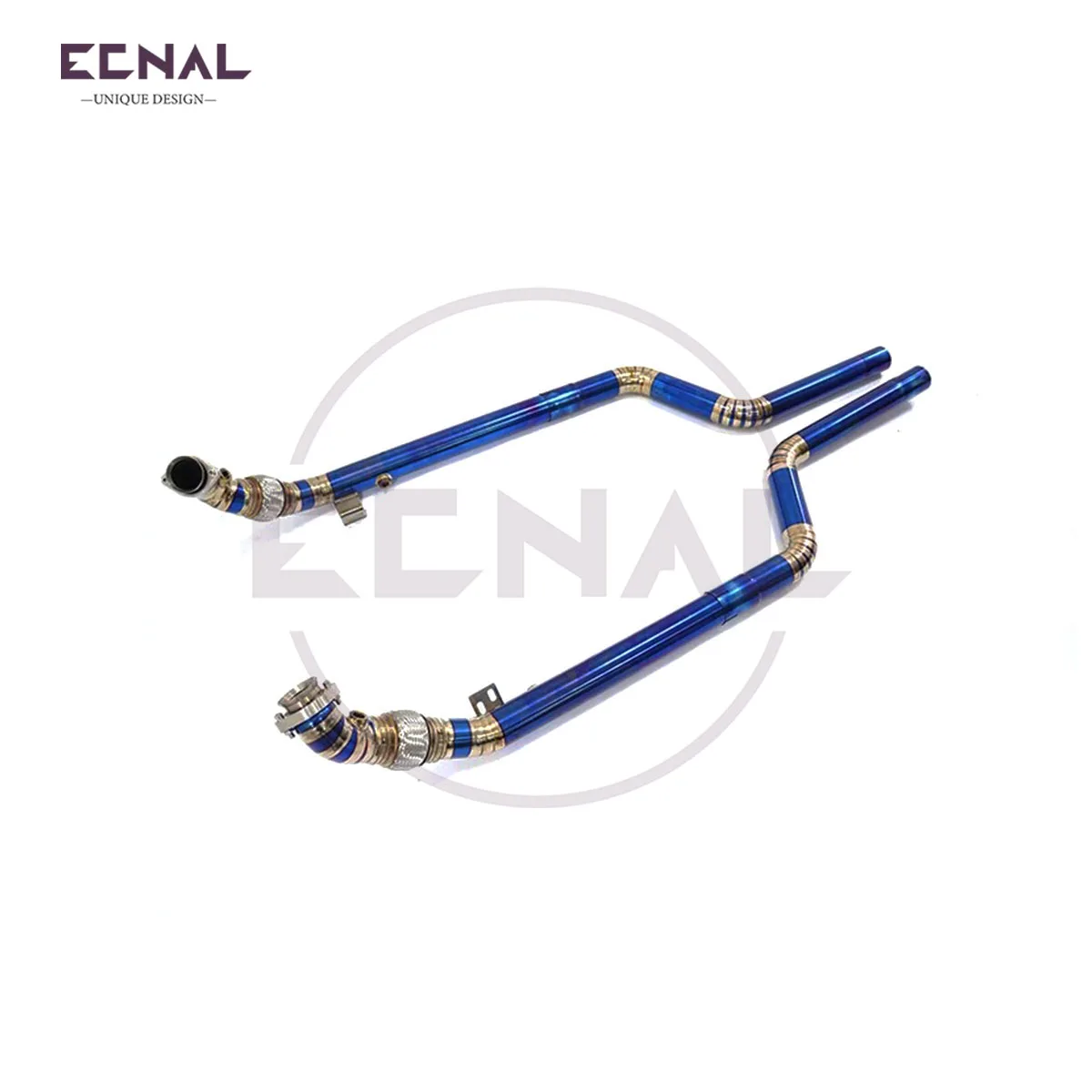 

Выхлопная труба Ecnal (прямой выпуск) из титанового сплава TC4 для Mercedes-Benz W204 C63 457 507 V8 6.2L 2009-2014