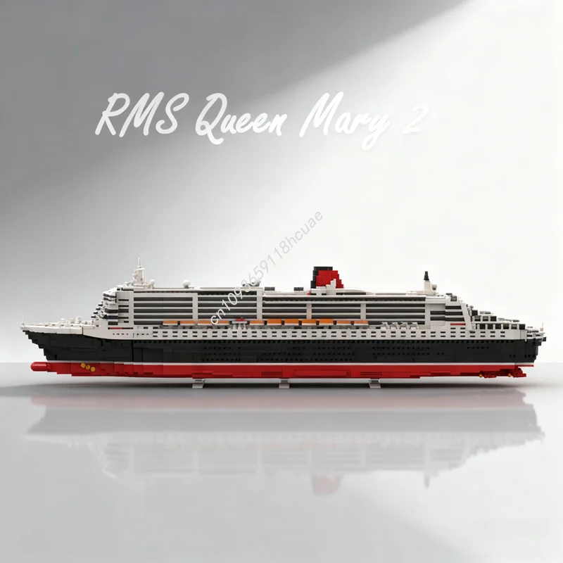 

3947 шт. MOC RMS Queen Mary 2 Creatored Модель Строительные блоки Рождественский подарок Строительство Сборка Образование Кирпичи Игрушки Дети