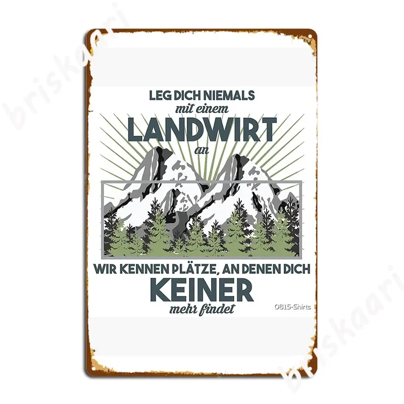 Farmer Poster Metal Plaque Cinema Garage personalized Cinema Wall Decor Tin sign Poster