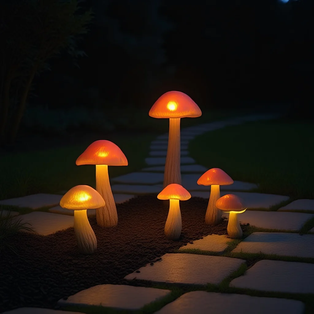 

Smart LED Mushroom Night Light - Auto On/Off with