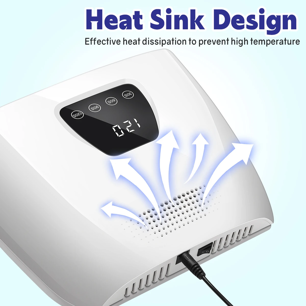 72LEDS UV LED Nail Lamp for Acrylic Nail Gel Drying With Motion Sensing Professional Powerful Manicure Machine Nail Art Salon