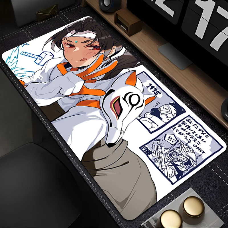 Rampart Apex Legends Anime Large Mouse Pad PC Gaming Non-slip Table Mat Mousepad For Office Gamer Laptop Mats Company Desk Pads