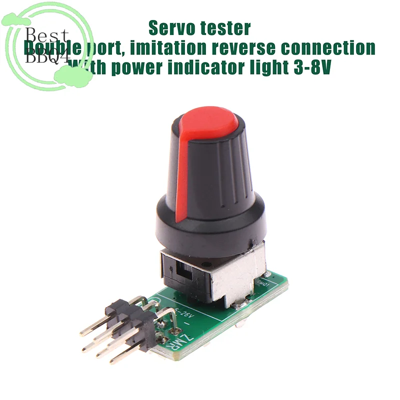 (BBQ4)3-8V ESC Mini Servo Tester DIY Brushless Fan Motor Governor PWM Signal Output For RC Aircraft Model Parts