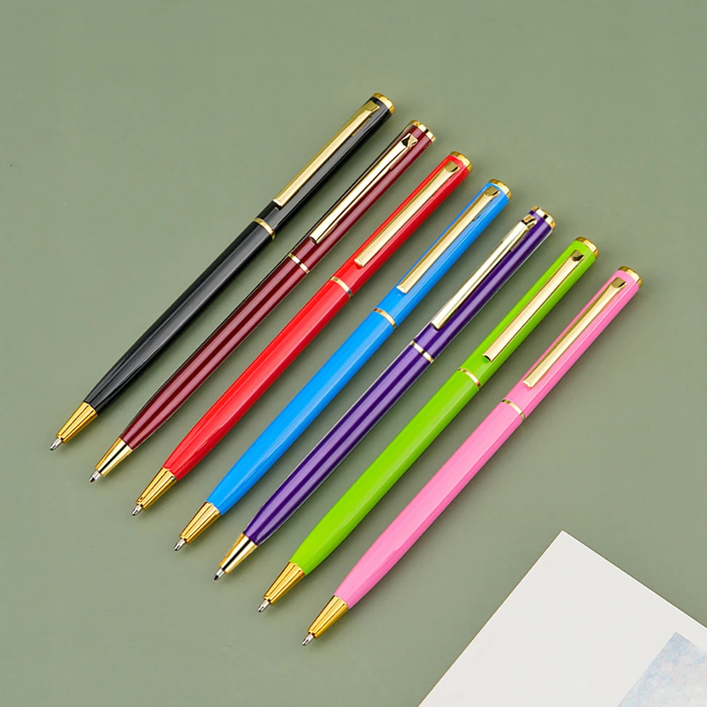 Custom Ballpoint Pen Personalized Gift Writing School Supplies Stationery Luxury Office Metal Students Office Teacher
