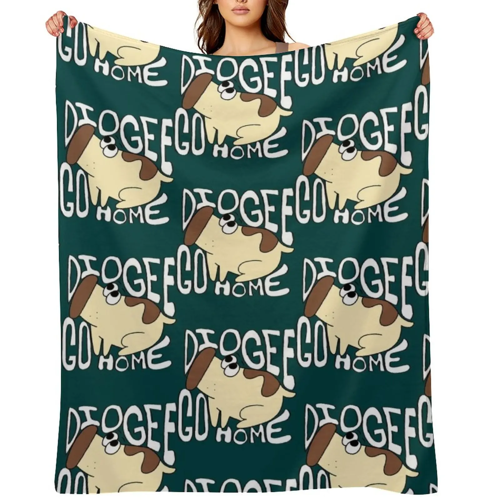 

Diogee Go home Throw Blanket Soft Plush Plaid Plaid Tourist Polar Blankets