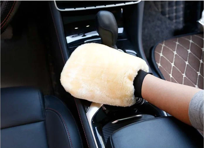 15*23cm Auto Stoßstange Reinigung Washer Auto Styling Wolle Weichen Auto Waschen Handschuhe Reinigung Pinsel Motorrad Washer Pflege produkte – Detail 9