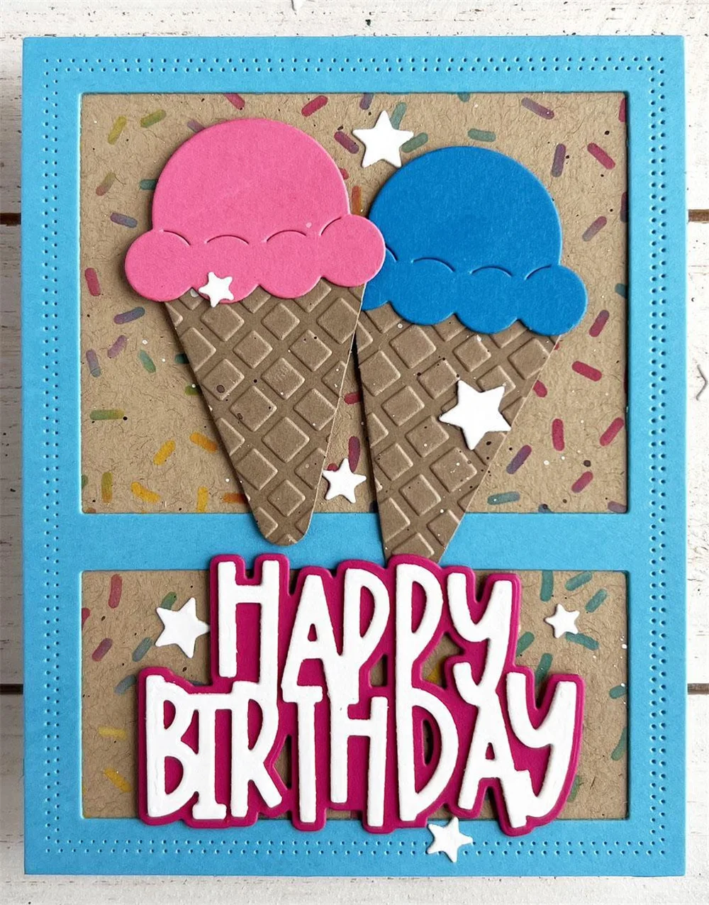 Birthday Bash Icing on the Cake Metal Cutting Dies And Stamps DIY Scrapbooking Card Stencil Paper Cards Handmade Album Stamps