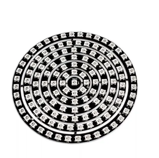 8-bitowa 12-bitowa 16-bitowa 24 32 40-bitowa WS2812 5050 RGB LED Lampa pierścieniowa ze zintegrowanymi sterownikami