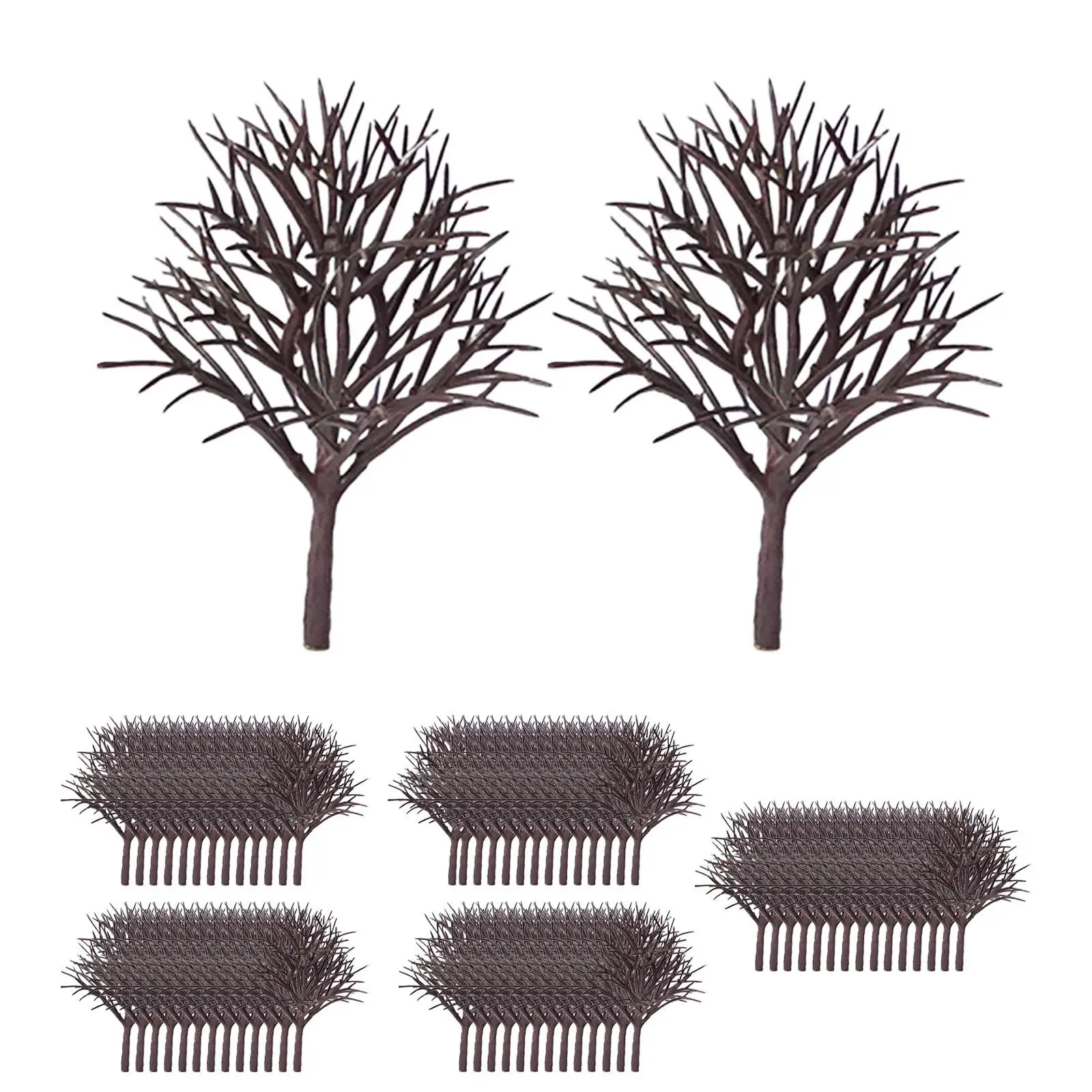 Arbres miniatures pour le sable, 70 pièces, 2.36 pouces