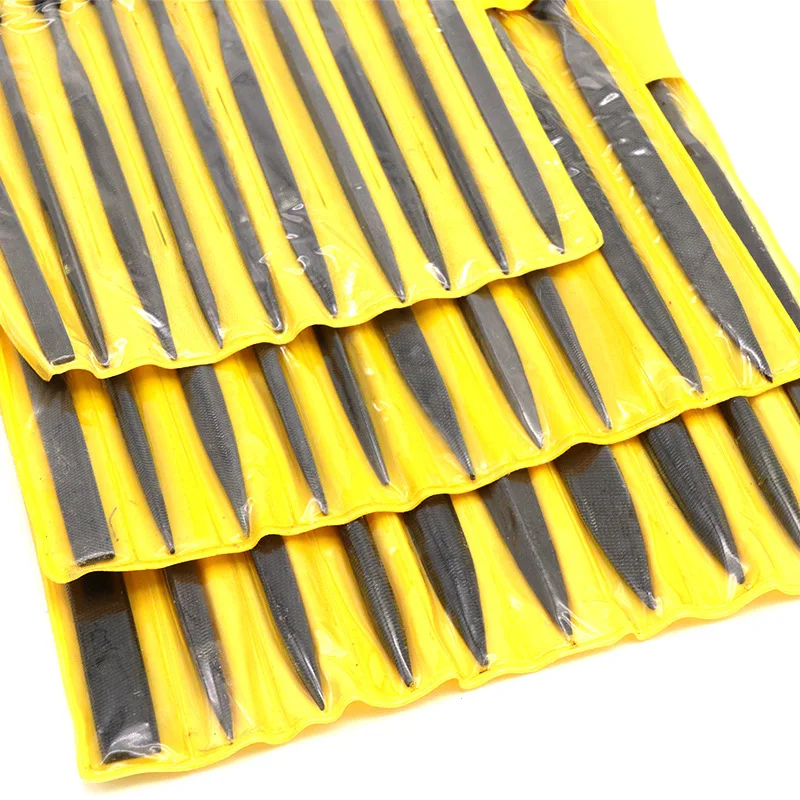 5/10 Miếng/Bộ Gỗ Mini Tiếng Sột Soạt Các Loại Tập Tin Bộ Mộc Hồ Sơ Công Cụ 5X180Mm 4X160mm 3x140mmfor Mài Kim Loại Cứng Phi Kim