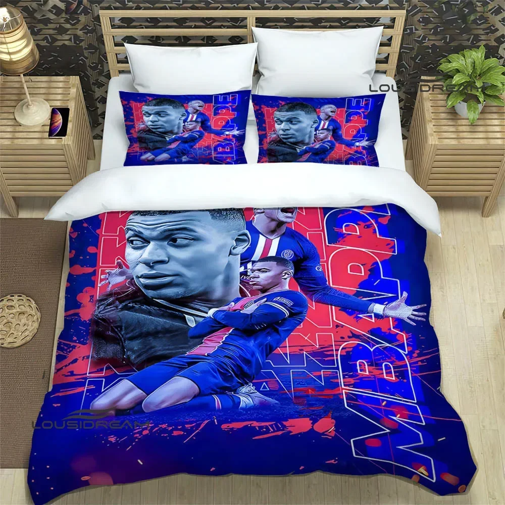 3D K-Kylian Mbappé print Bedding Sets exquisite bed supplies set duvet cover bed comforter set bedding set luxury birthday gift