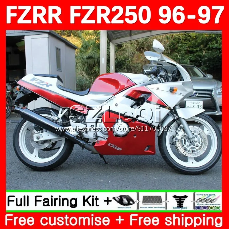 Metallic Red FZR250RR For YAMAHA FZR250R FZRR FZR 250 250R FZR250 R RR 94 95 96 97 151No.0 FZR-250 1994 1995 1996 1997 Fairing