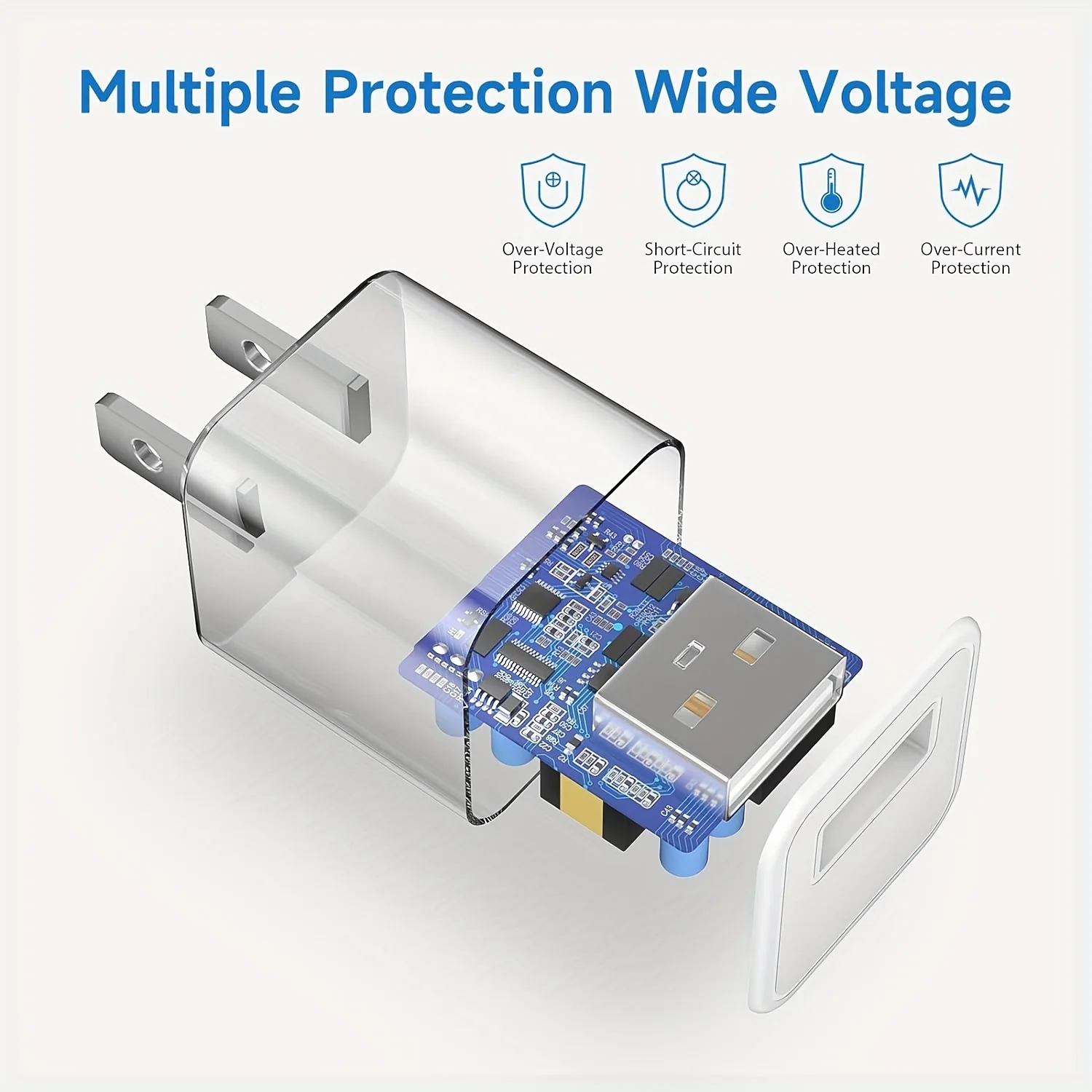 Paquete de 3 cables de carga de sincronización de datos de 6 pies con adaptador de enchufe de viaje para cargador de pared USB para iPhone14/13 Pro/12/12 Pro Max/11 Pro Max/XS Max