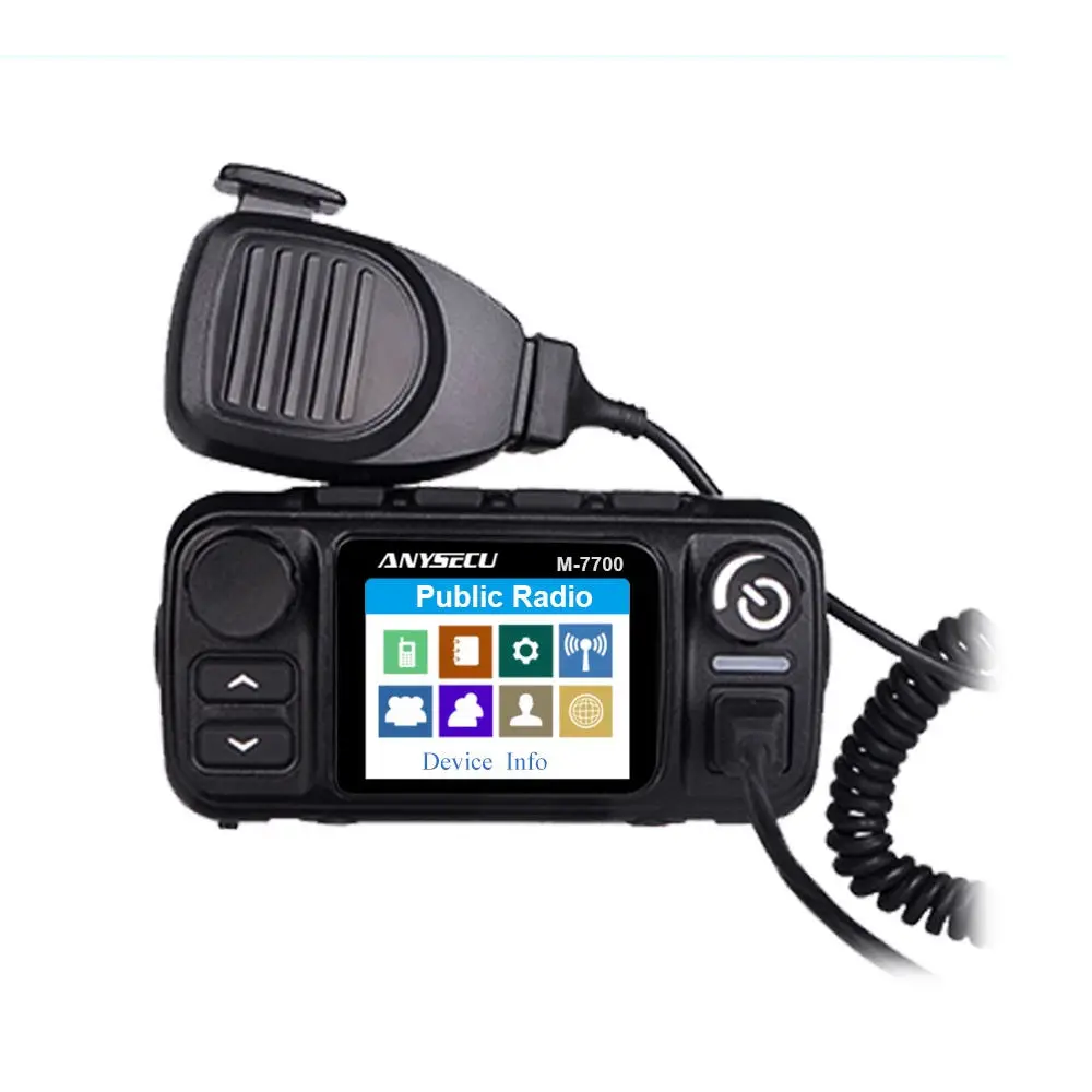 M-7700 4G LTE POC Rede Rádio Móvel Estação Base M7700 Linux GPS Com SOS Trabalho Com Realptt Car Radio