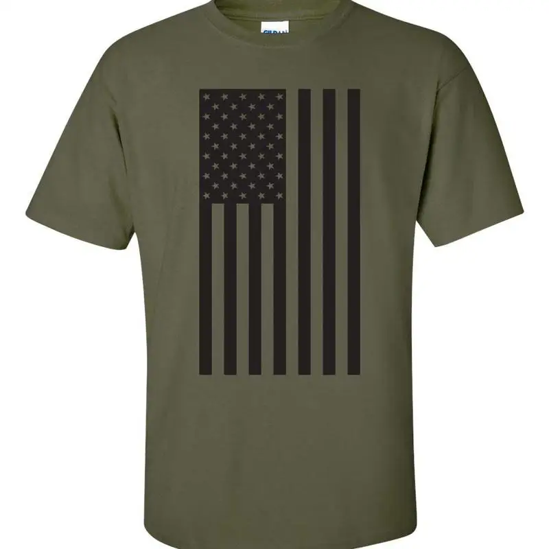 

Мужская футболка с американским большим флагом команды Olymipics FRONT ONLY, США, 751