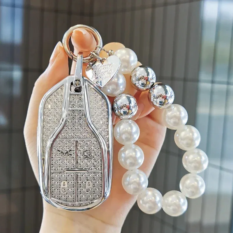 

Suitable for Maserati Keycase Ghibli Raise Quattroporte Keycover Key shell Keychain Car Package Sparkling Car Key Case